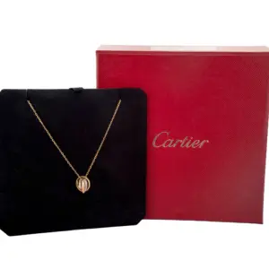 18K Tri-Tone Gold Cartier Trinity Necklace