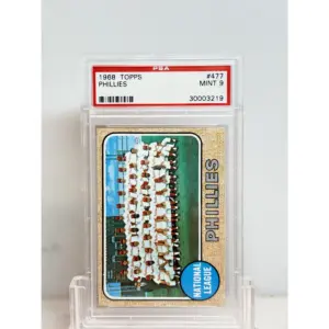 1968 Topps Phillies PSA 9