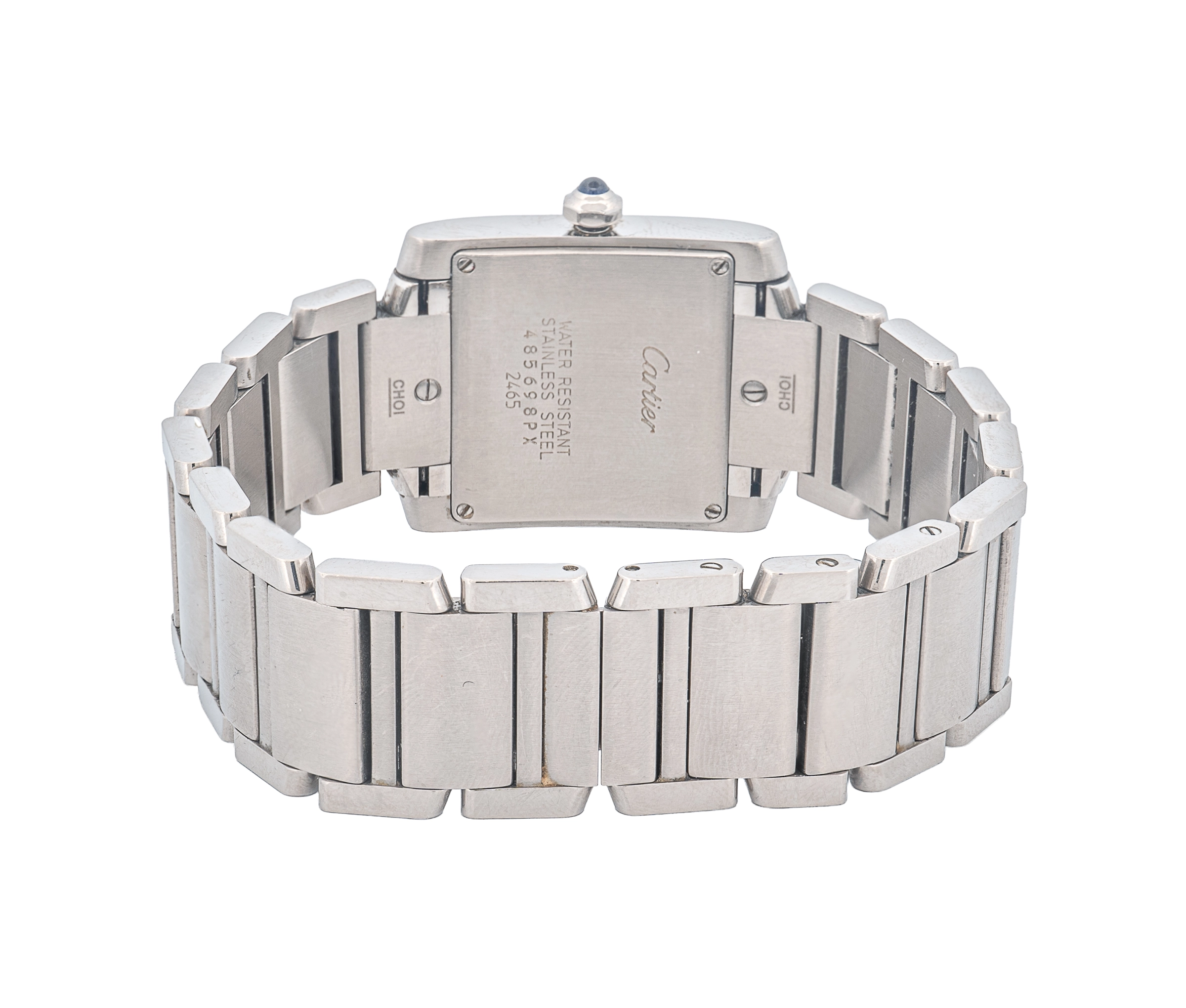Cartier Tank Française Stainless Steel – Roman Dial, Date Display - Image 5