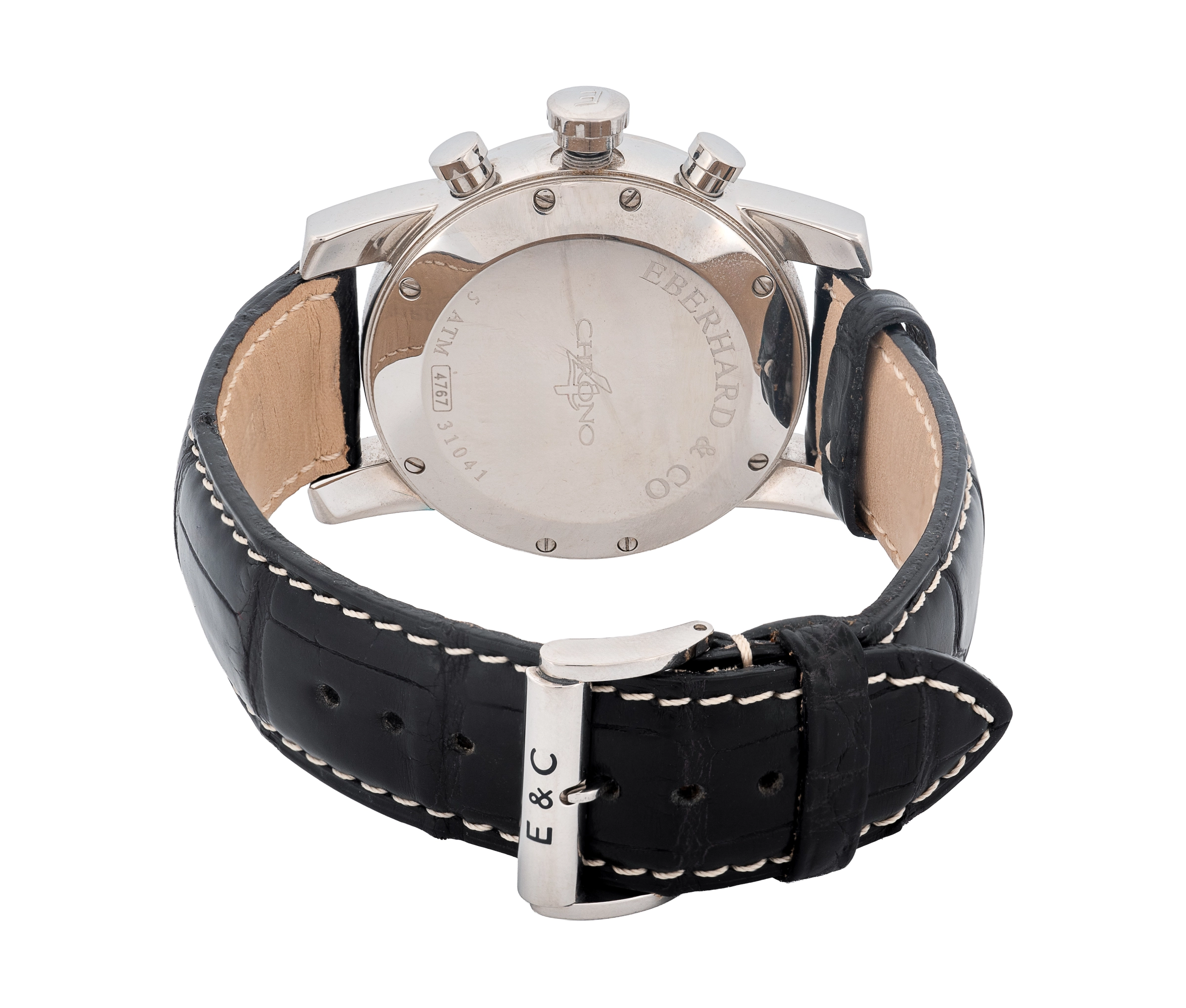 Eberhard & Co. Chrono 4 – Swiss Automatic Chronograph, Black Dial - Image 4