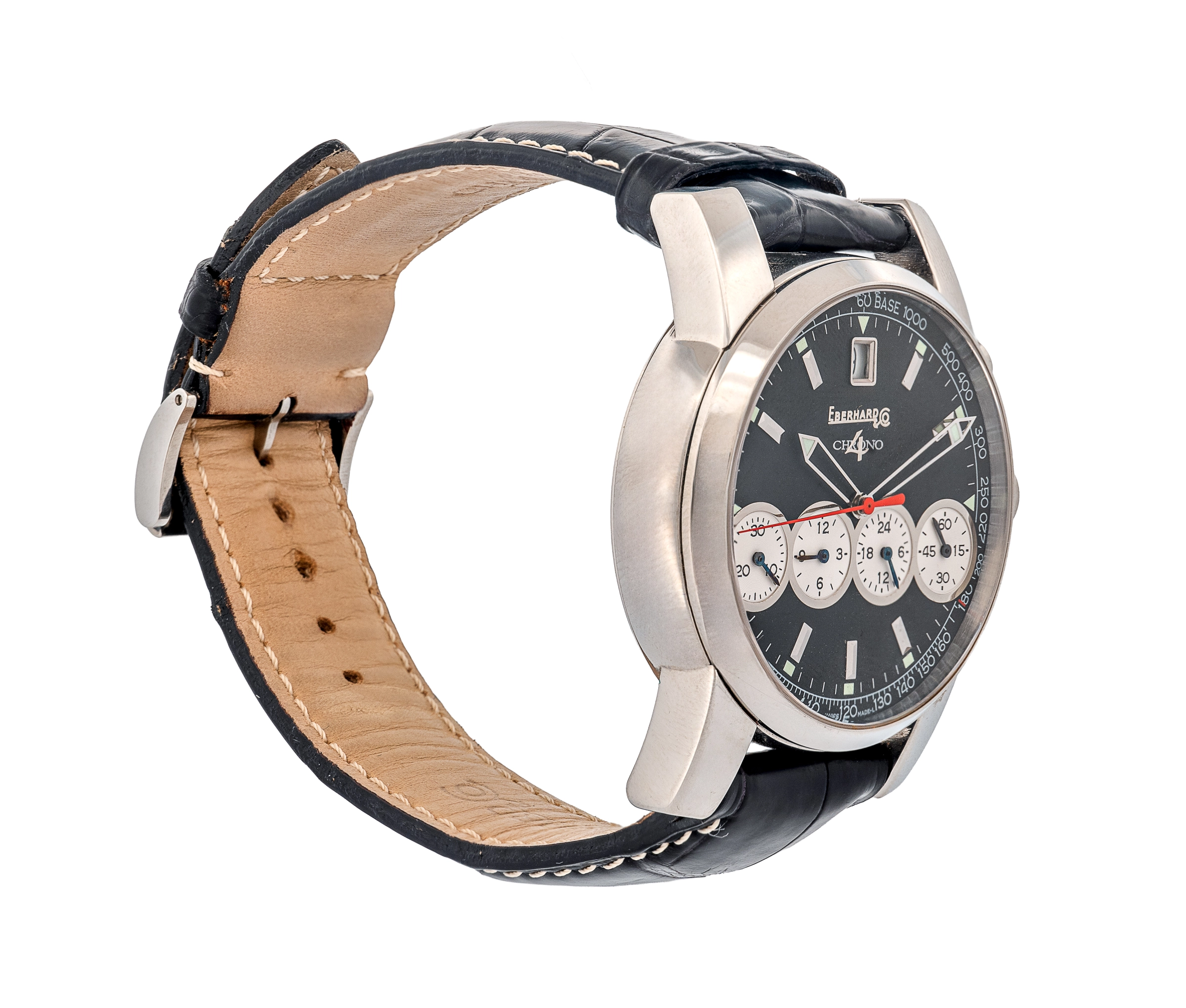 Eberhard & Co. Chrono 4 – Swiss Automatic Chronograph, Black Dial - Image 5