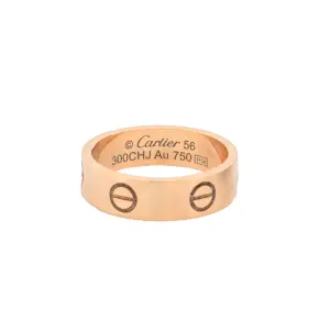 Cartier 18k Yellow Gold Love Ring Classic Model