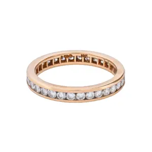 18K Yellow Gold 1.0cttw Diamond Eternity Band
