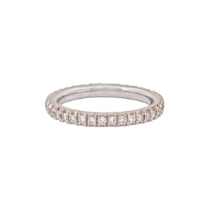 14K White Gold .45cttw Diamond Eternity Band