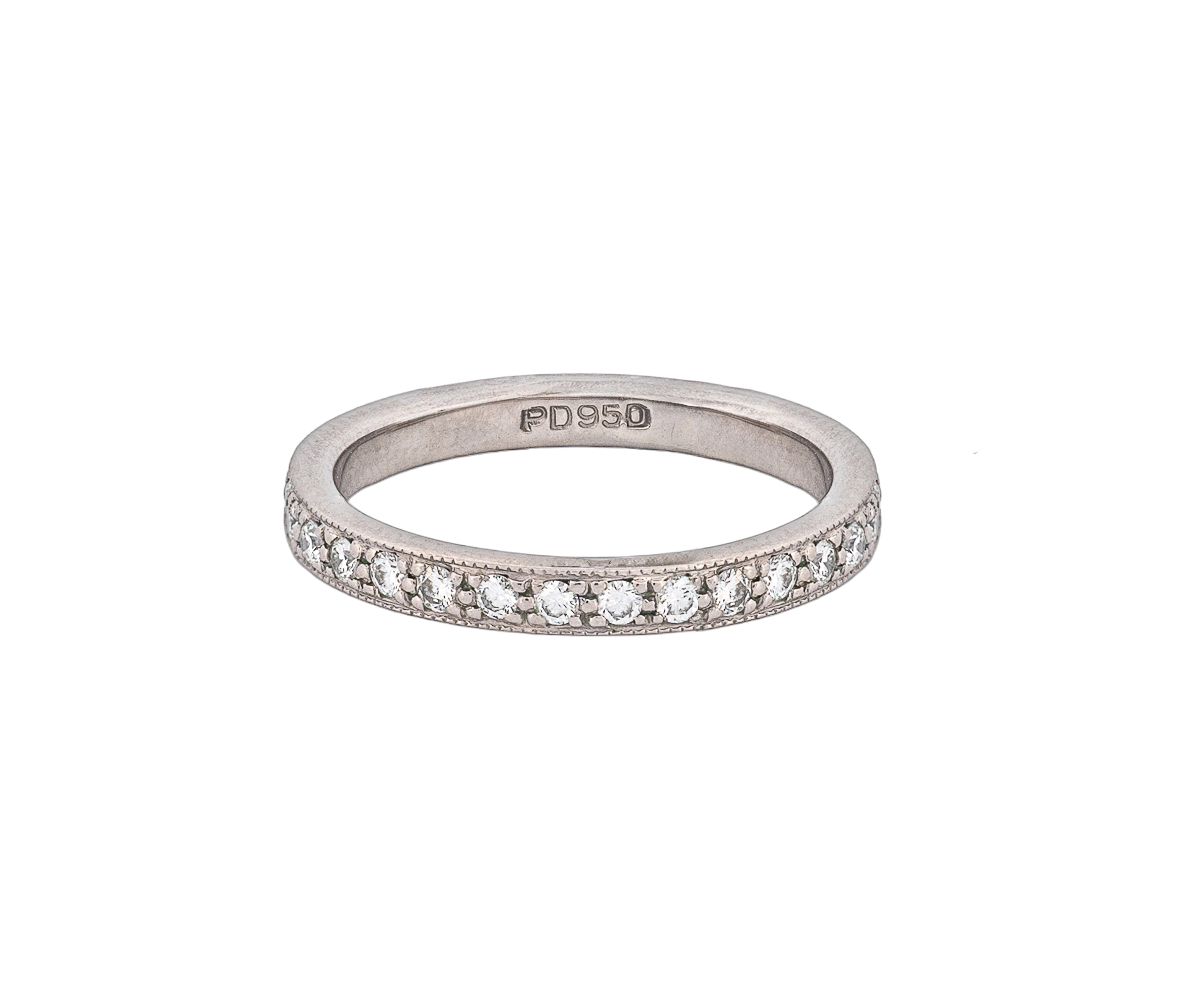 Palladium .75ct Diamond Eternity Band