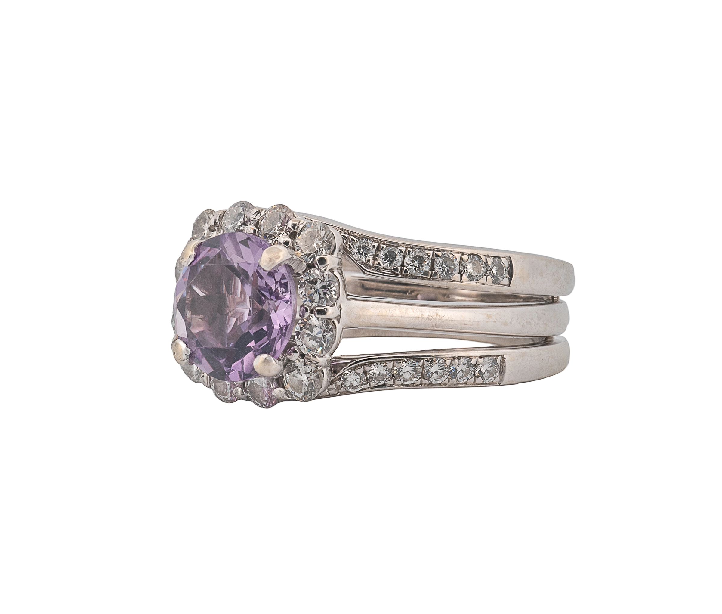 Gemstone 14K 2.13 CTW Round Amethysts - Image 2