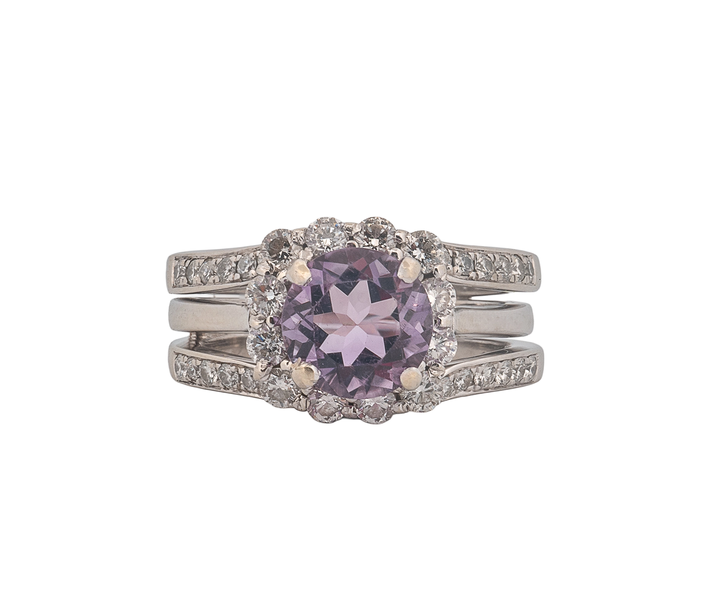 Gemstone 14K 2.13 CTW Round Amethysts