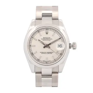 Rolex Datejust 36mm Stainless Steel Silver Dial Smooth Bezel Oyster Band