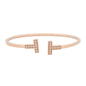 18K Yellow Gold Tiffany & Co. T Bracelet