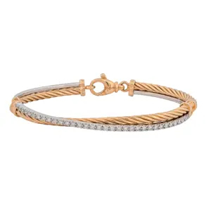 18K Yellow Gold David Yurman Crossover Bracelet