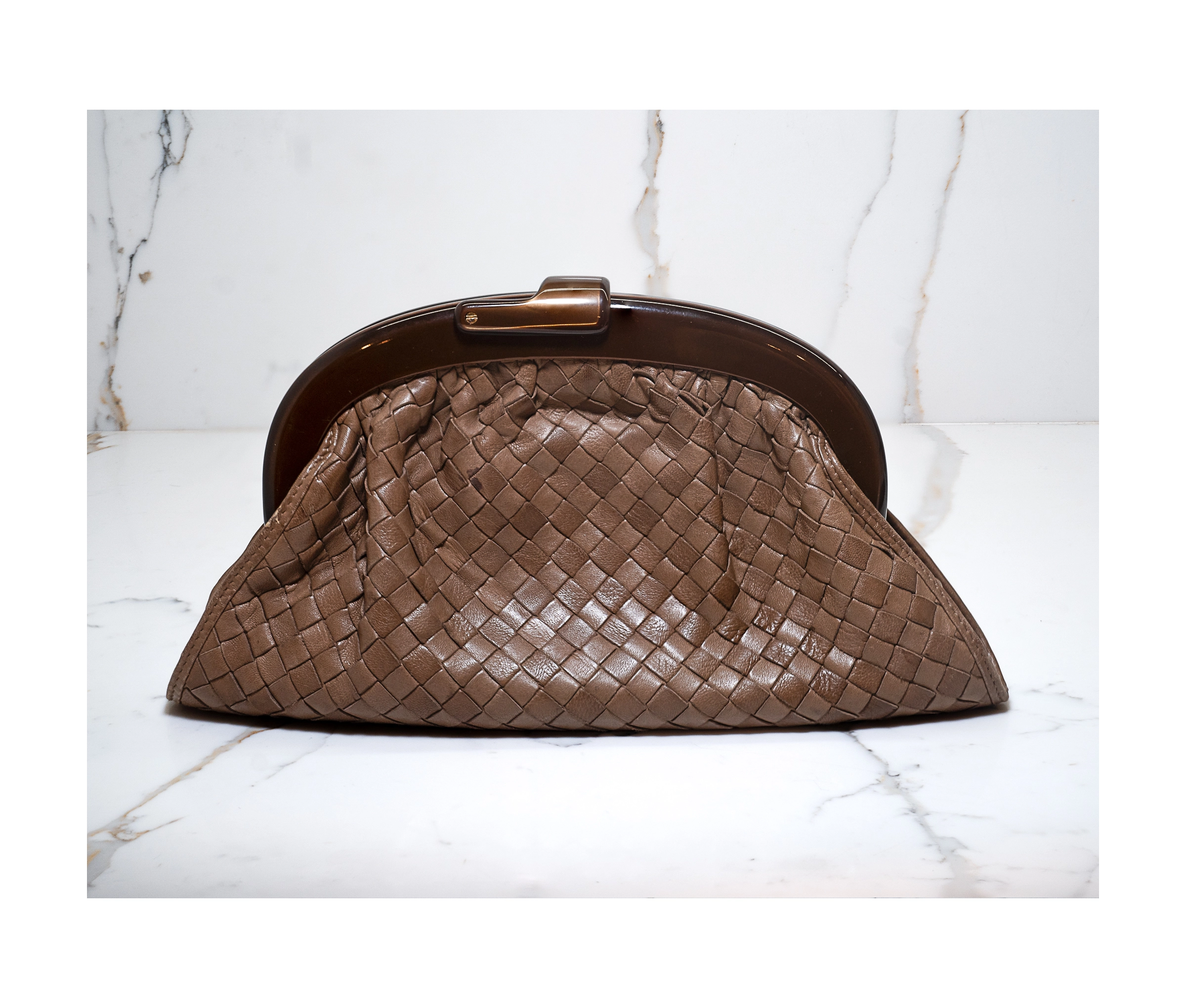 Authentic Bottega Veneta Lauren 1980 Intrecciato Clutch Bag - Image 2
