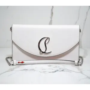 Christian Louboutin Loubi54 Crossbody Clutch Bag – Signature Red Interior