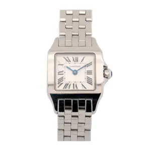 Ladies Cartier Santos Demoiselle Stainless Steel 20mm Quartz Watch