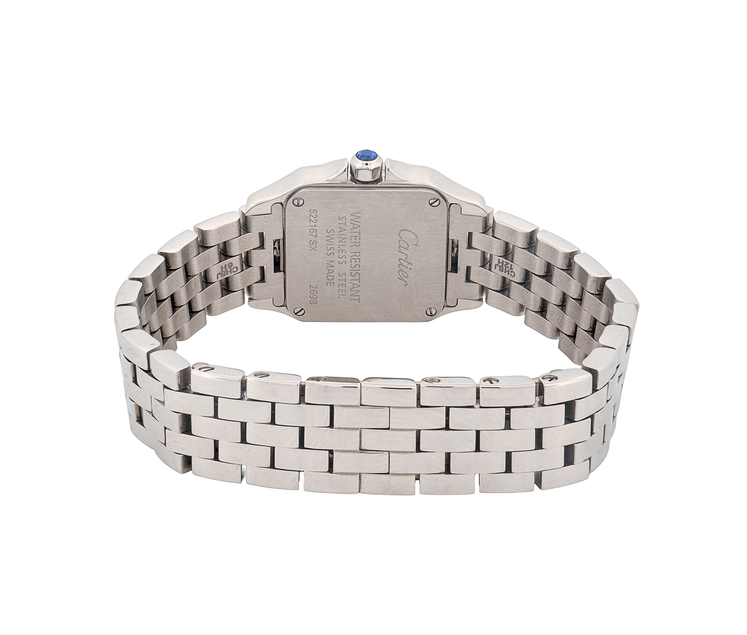 Ladies Cartier Santos Demoiselle Stainless Steel 20mm Quartz Watch - Image 3