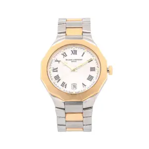 Baume & Mercier Riviera Two-Tone Stainless Steel & Gold Date Watch
