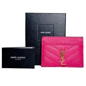 YSL Wallet Pink Cassandre Matelasse